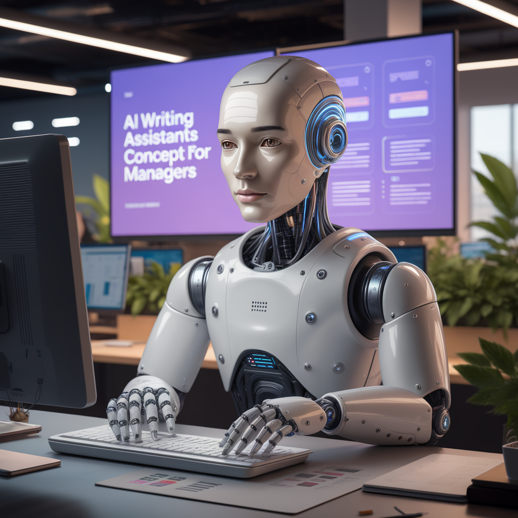 AI writing assistants concept for product managers